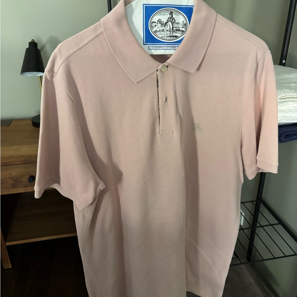 Burberry Light Pink Polo Shirt